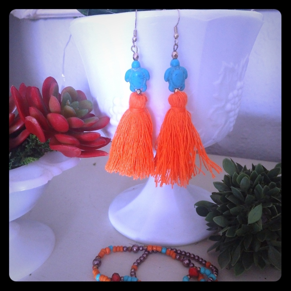 Earrings and bracelets